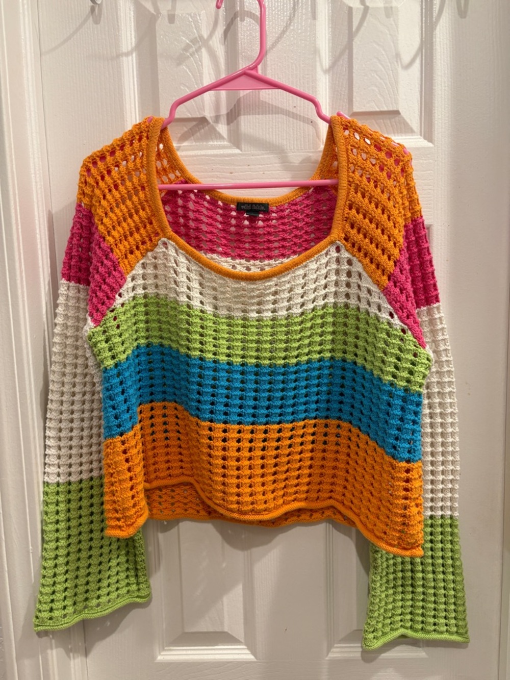 Wild Fable Bright Colored Crochet Top 🫧